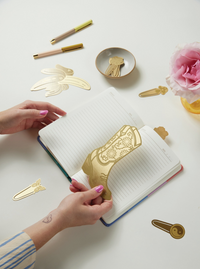 Cowgirl Boot Brass Bookmark - Designworks
