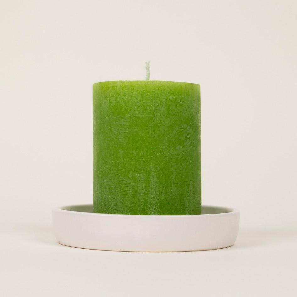 Geranium Leaf Pillar Candle - St Eval