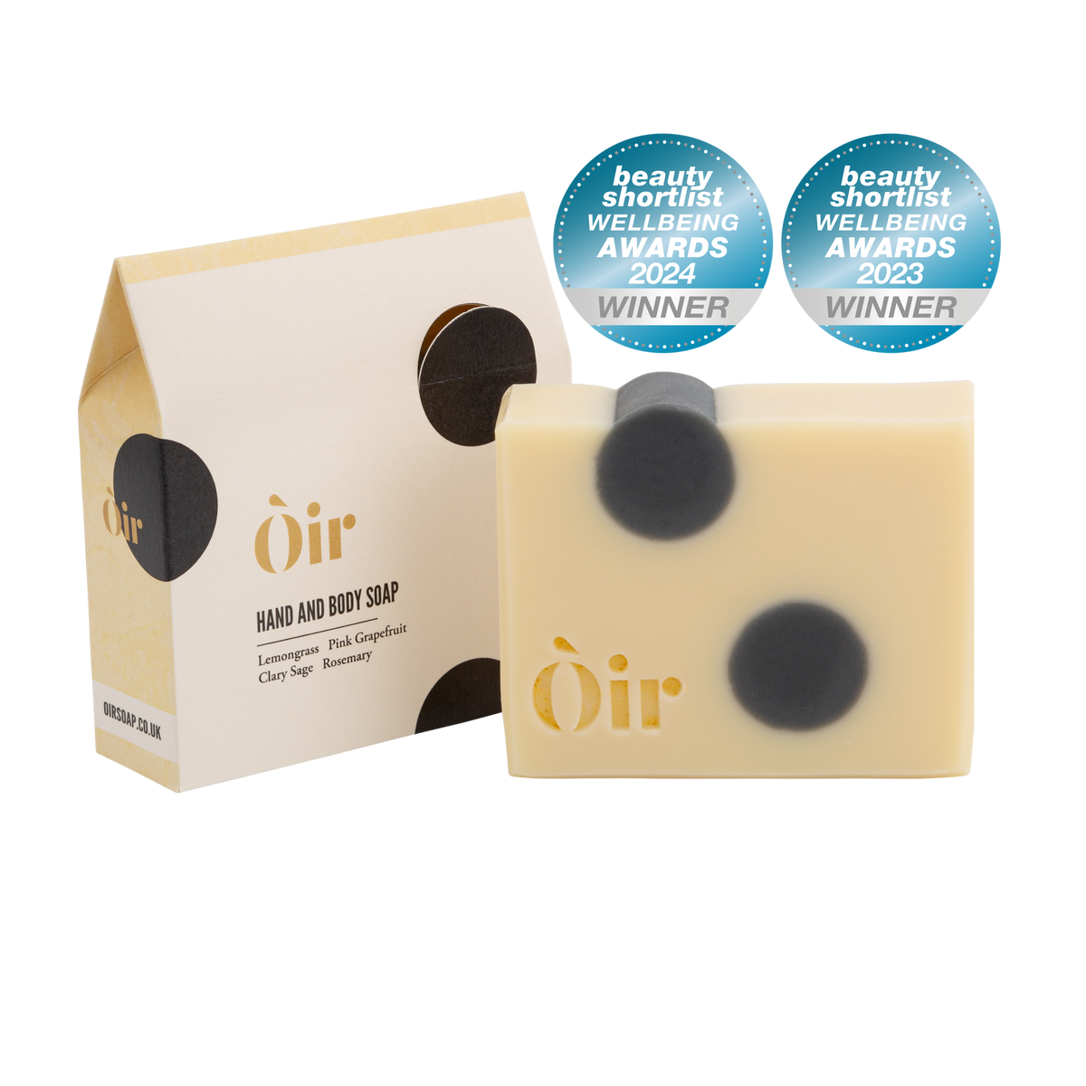 Lemongrass, Pink Grapefruit, Clary Sage, Rosemary Hand & Body Soap - Oir