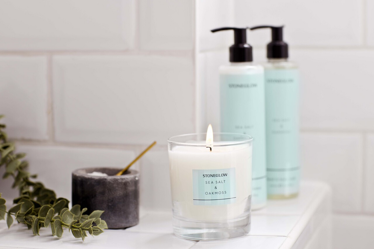 Sea Salt & Oakmoss - Stoneglow Candle