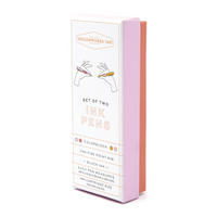 Rosewood & Blush Colour Block Pens - Designworks