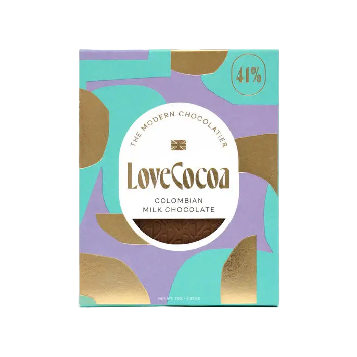 Colombian Single Origin 41% Milk Chocolate Bar - Love Cocoa