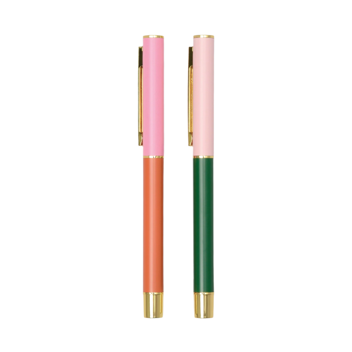 Pink, Orange & Green Colour Block Pens - Designworks Ink