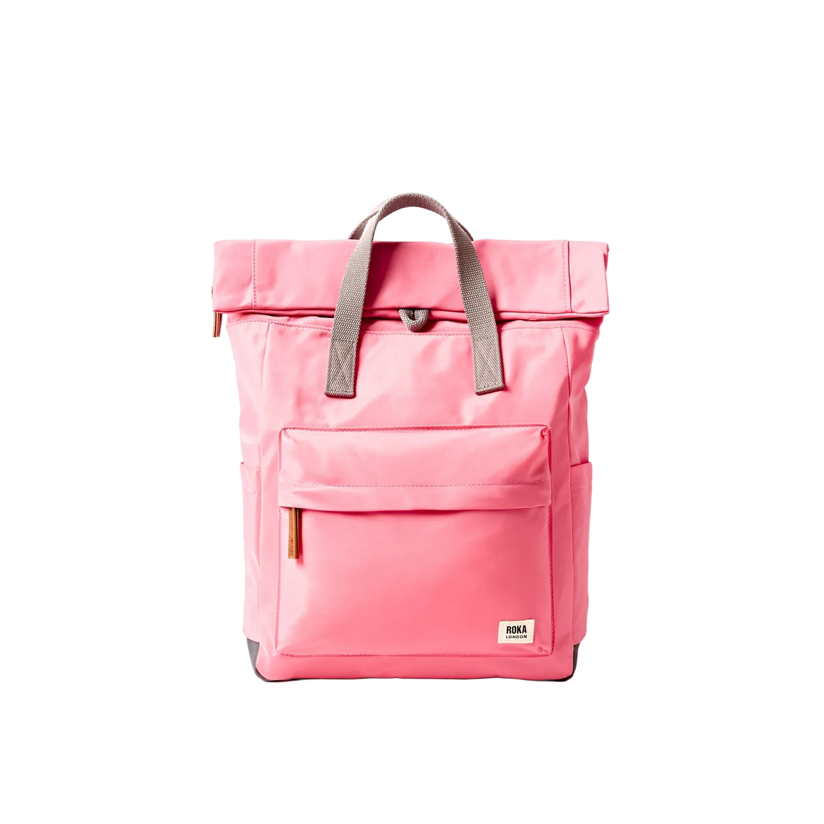 Canfield Bag In Pink Lemonade Recycled Nylon Small- Roka London